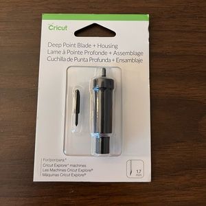 Cricut Deep Point Blade + Housing Brand New!